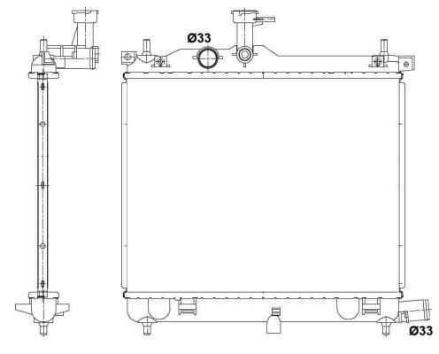 Radiateur, refroidissement du moteur