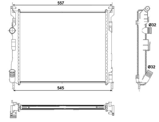 Radiateur, refroidissement du moteur
