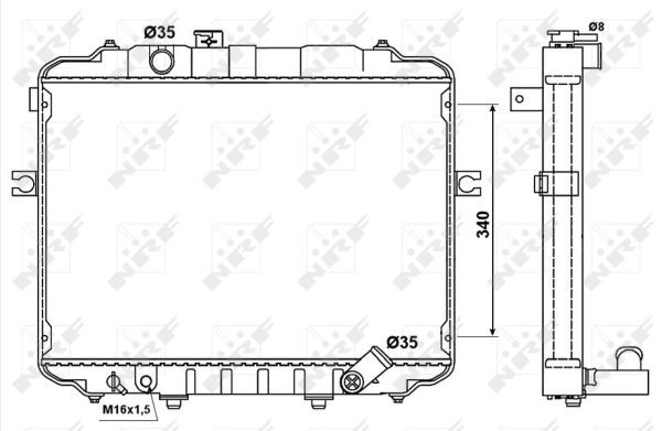 Radiateur, refroidissement du moteur