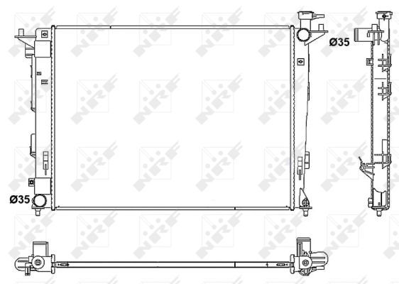 Radiateur, refroidissement du moteur