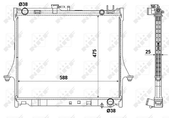 Radiateur, refroidissement du moteur