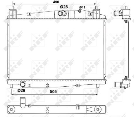 Radiateur, refroidissement du moteur