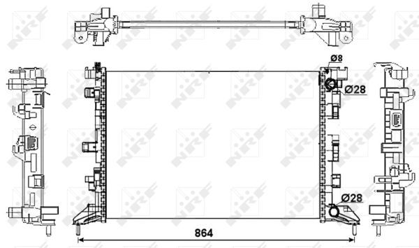 Radiateur, refroidissement du moteur