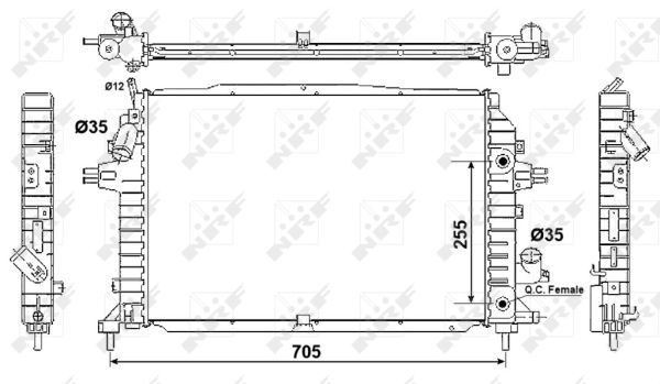 Radiateur, refroidissement du moteur