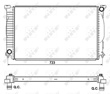 Radiateur, refroidissement du moteur