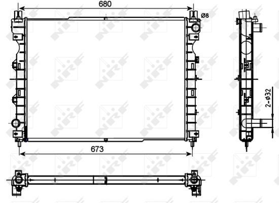 Radiateur, refroidissement du moteur