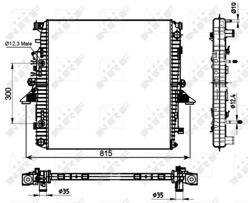 Radiateur, refroidissement du moteur