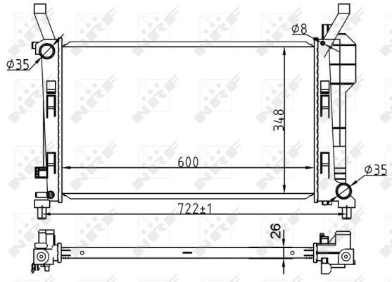 Radiateur, refroidissement du moteur