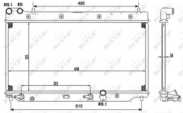 Radiateur, refroidissement du moteur