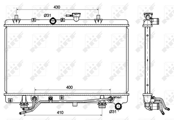 Radiateur, refroidissement du moteur