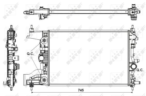 Radiateur, refroidissement du moteur