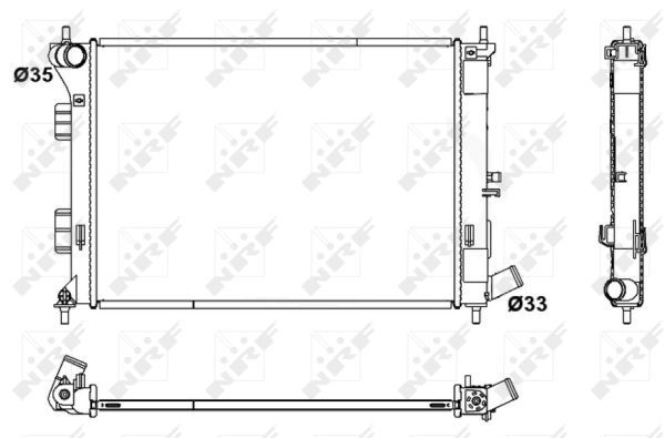 Radiateur, refroidissement du moteur