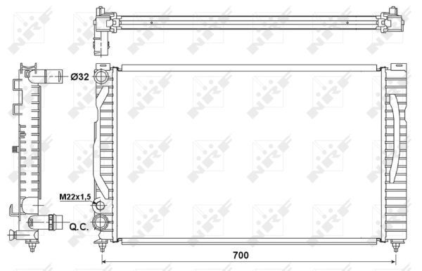 Radiateur, refroidissement du moteur