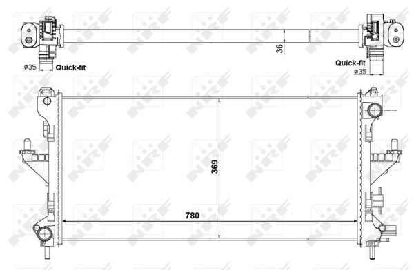 Radiateur, refroidissement du moteur