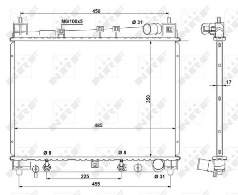 Radiateur, refroidissement du moteur
