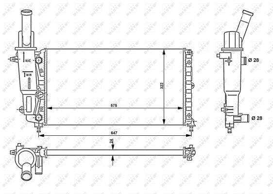 Radiateur, refroidissement du moteur