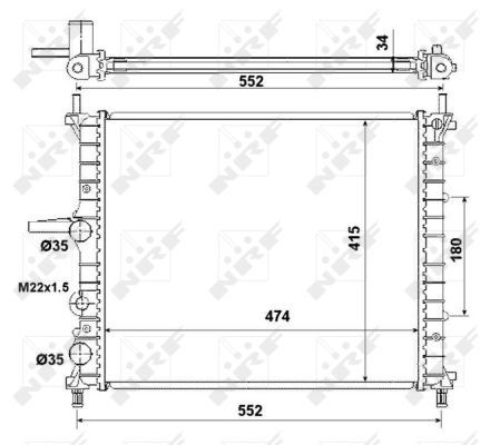 Radiateur, refroidissement du moteur