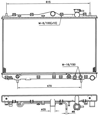 Radiateur, refroidissement du moteur