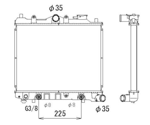 Radiateur, refroidissement du moteur