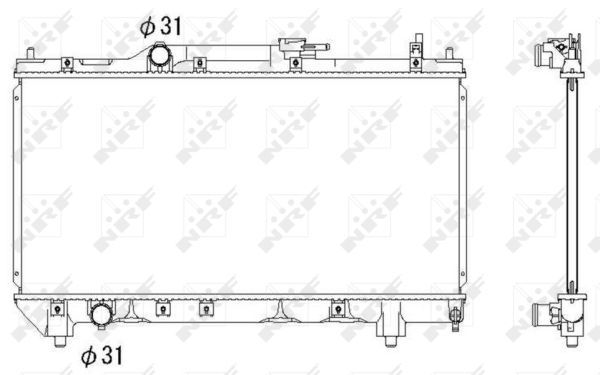 Radiateur, refroidissement du moteur
