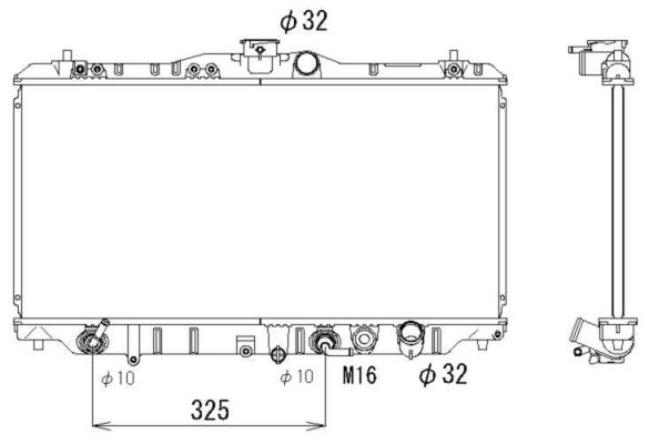 Radiateur, refroidissement du moteur