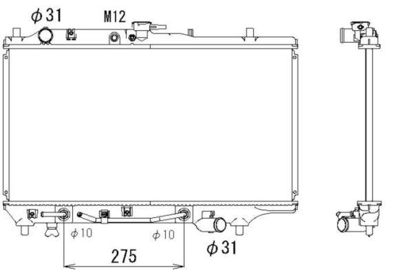 Radiateur, refroidissement du moteur