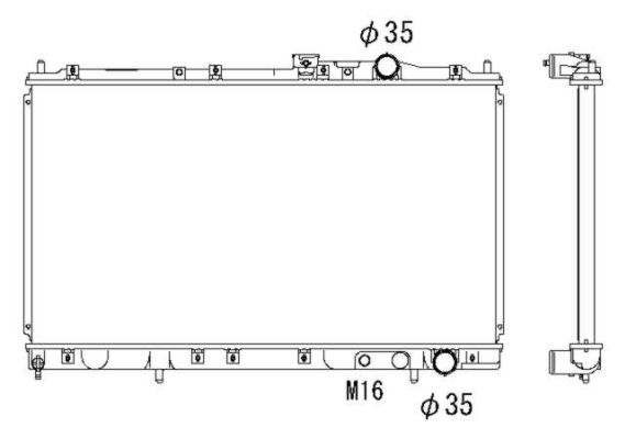 Radiateur, refroidissement du moteur