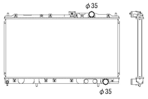 Radiateur, refroidissement du moteur