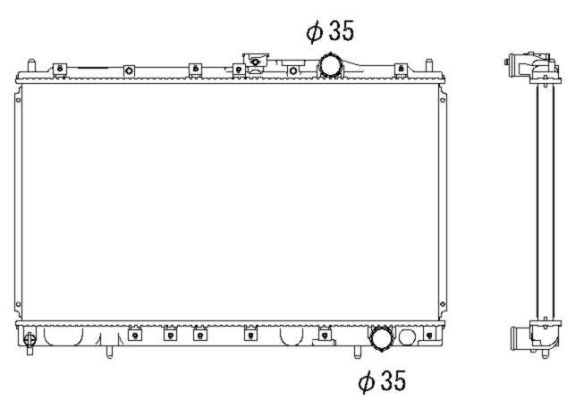 Radiateur, refroidissement du moteur