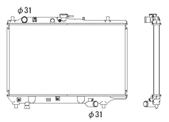 Radiateur, refroidissement du moteur