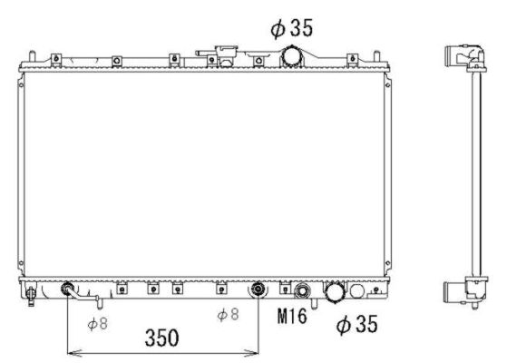 Radiateur, refroidissement du moteur