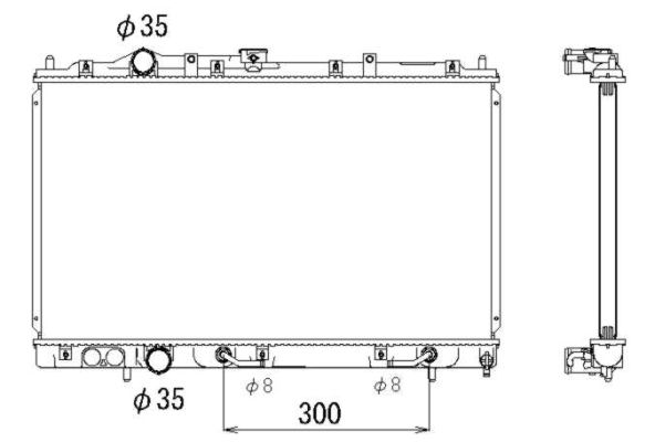 Radiateur, refroidissement du moteur