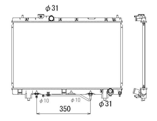 Radiateur, refroidissement du moteur