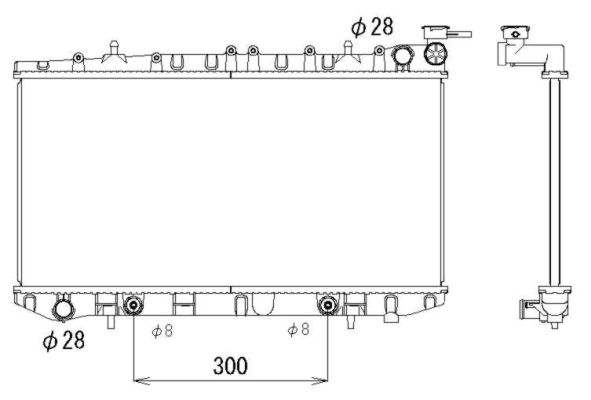 Radiateur, refroidissement du moteur