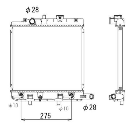 Radiateur, refroidissement du moteur