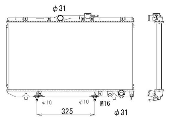 Radiateur, refroidissement du moteur