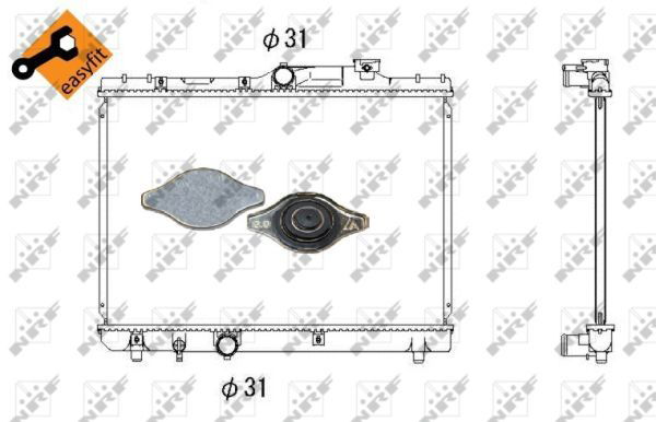 Radiateur, refroidissement du moteur