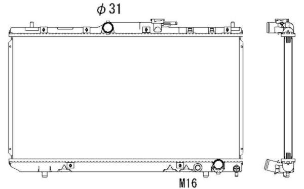 Radiateur, refroidissement du moteur