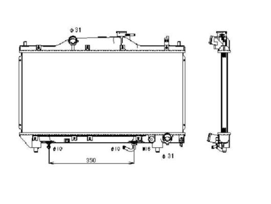 Radiateur, refroidissement du moteur