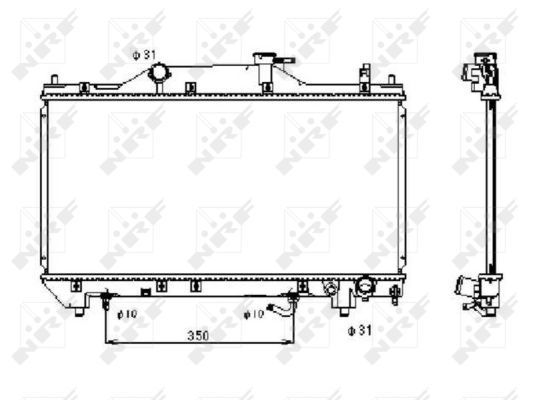 Radiateur, refroidissement du moteur