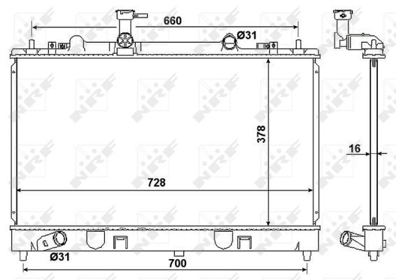 Radiateur, refroidissement du moteur