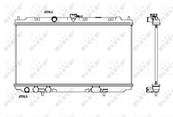 Radiateur, refroidissement du moteur