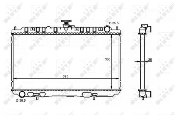 Radiateur, refroidissement du moteur