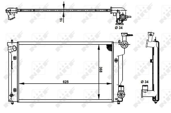 Radiateur, refroidissement du moteur