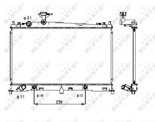 Radiateur, refroidissement du moteur