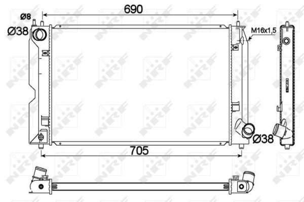 Radiateur, refroidissement du moteur