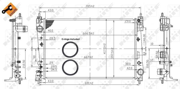 Radiateur, refroidissement du moteur