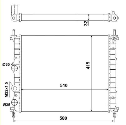 Radiateur, refroidissement du moteur