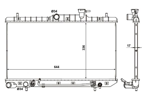 Radiateur, refroidissement du moteur