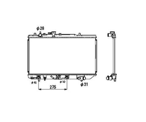 Radiateur, refroidissement du moteur